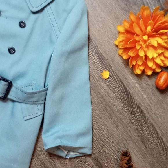 Vintage Boys Peacoat with Belt and Hat - Picture 7 of 11